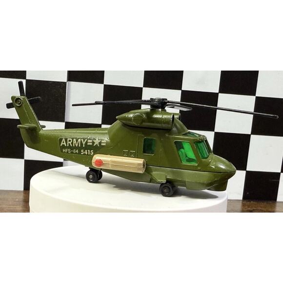 MATCHBOX BATTLE KINGS # K-118 KAMAN SEASPRITE ARMY MILITARY HELICOPTER - Picture 1 of 12